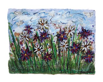 Daisy Field- print MATTED to 11x14