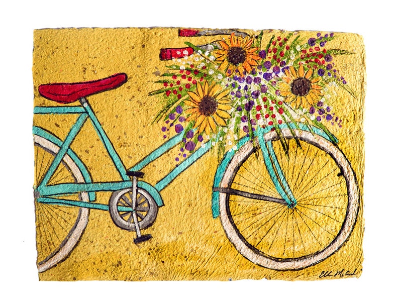 sunflower bike