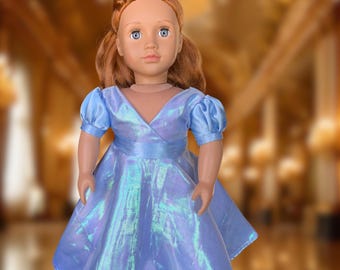Robe de poupée Cendrillon princesse de 18 pouces | American Girl/Notre génération