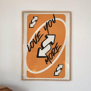 Trendy Love You More print: speelkaartenposter, meisjesachtige appartementdecoratie (digitale download) 67