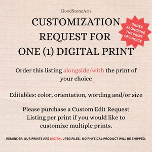 Custom Edit Request for GoodStoneArts Digital Prints (Digital Download)