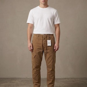 120 Nike Air Jordan Essentials Washed Chicago Cargo Pants (FN6364-231) Size L image 1