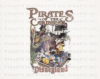 Fluch der Karibik Disneyland png, Micky und Freunde png, Retro Micky png, Disneyland png, Disney Weltreise