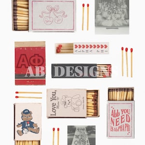 Alpha Phi Matchbook Digital Print