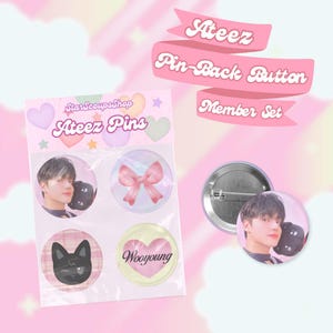 Ateez Aniteez 25mm Pin-Button Set