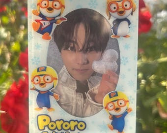 Pororo Theme Acrylic Photocard Holder