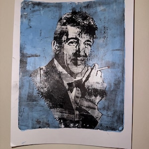 dean martin cigarette | Photo 1: Ready to record. Photo 2: Thinking about lunch Dean Martin Painting - Etsy
