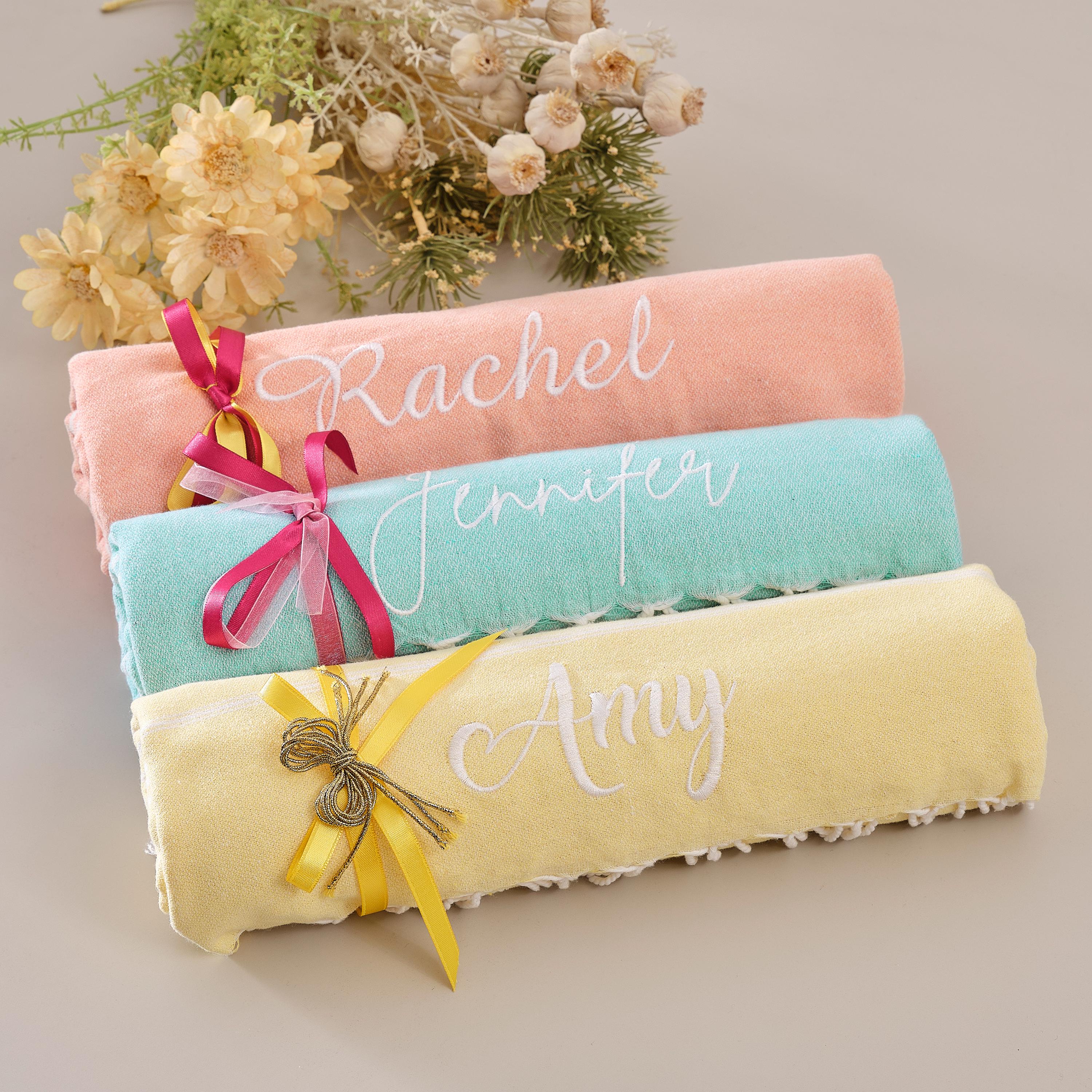 Personalized Beach Towel, Personalized Gift, Birthday Gift, Party Favors, Bachelorette Party, Bridesmaid Gift, Girls Trip Gift, Wedding Gift