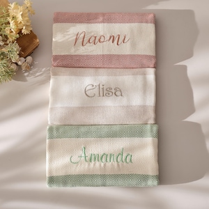 Personalized Beach Towel, 40&#39;&#39;x70&#39;&#39;, Custom Towel, Bachelorette Gift, Wedding Gift, Bridesmaid Gift, Girls Trip Gifts, Bridal Party Towel