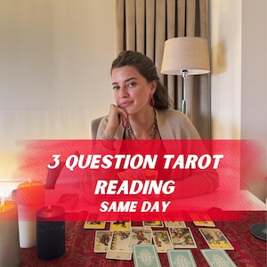 Detailed 3 Question Tarot Reading: Love, Career, Guidance