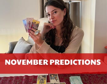 November Tarot Reading: Same Day 4-Card Spread (PDF File)