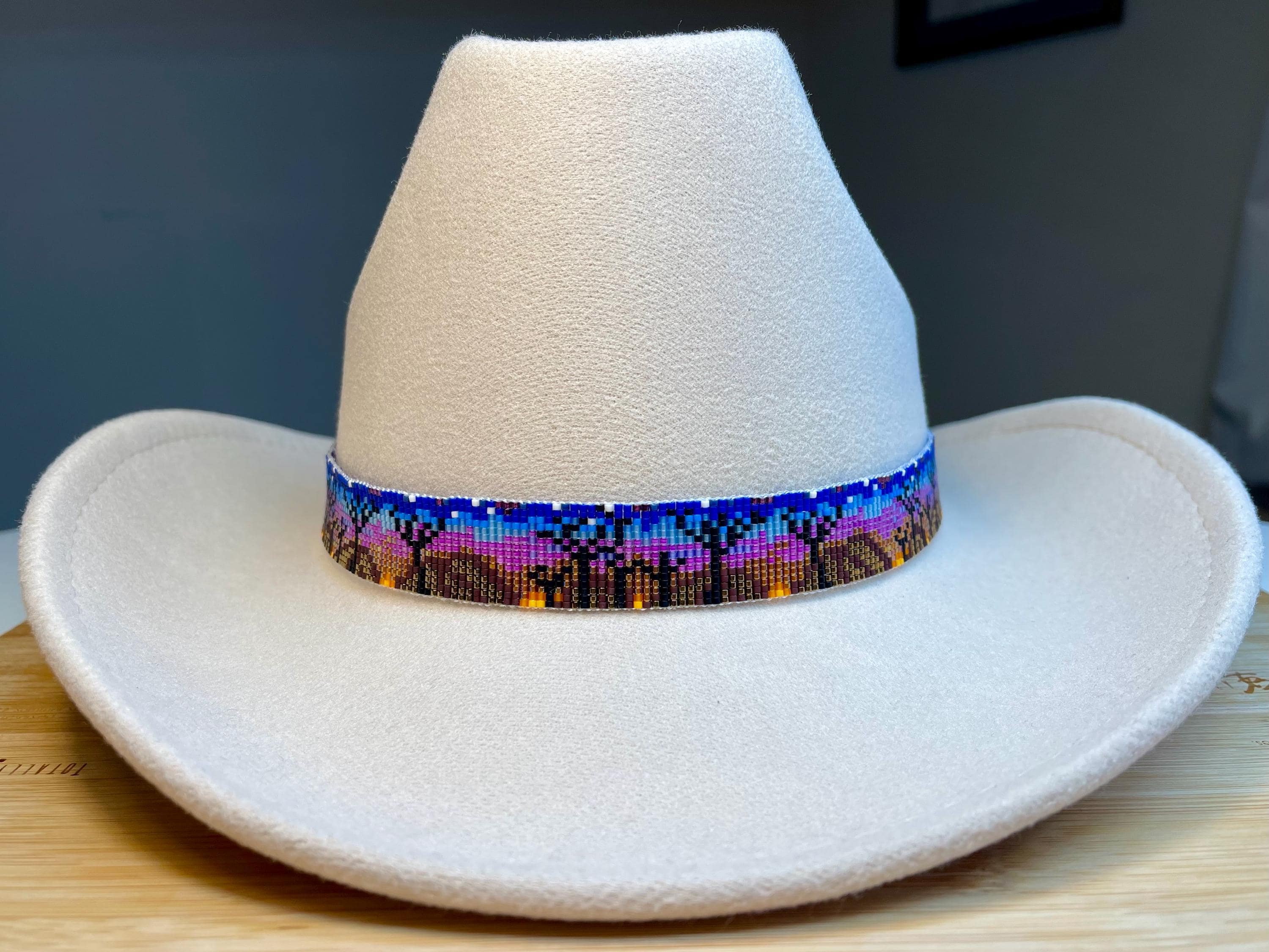 Mountain Beaded Hatband - Etsy display picture 2