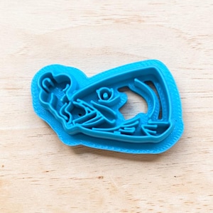 Trout Fish Head Smoking Cigarette Cookie Cutter for Ceramics, Pottery, Polymer Clay, Fondant - Multi-Medium Craft & Baking Tool