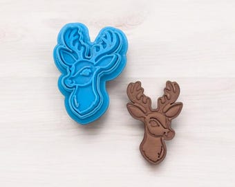 Hirschkopf-Ausstechform & Stempel-Set: Rustikale Feiertagsbäckerei