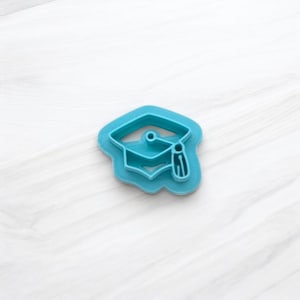 Graduation Hat Cap Cookie Cutter for Cookies, Ceramics, Pottery, Polymer Clay, and Fondant