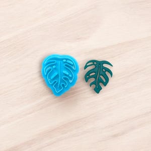 Tropical Monstera Leaf Cookie Cutter: Clay & Fondant Tool