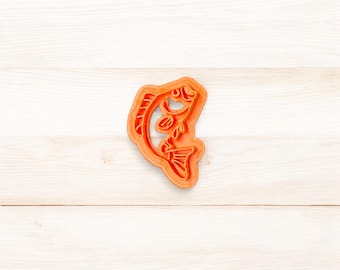 Bass Fish Cookie Cutter: 3D Printed Multi-Medium Craft Tool