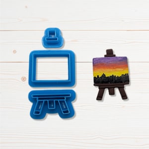 3D gedruckte Künstler Staffelei Ausstechformen Set: Multi-Craft-Tool