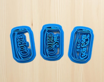 Cortadores de latas de refrescos y gaseosas dietéticas, ideales para arcilla polimérica, fondant y cortadores de galletas