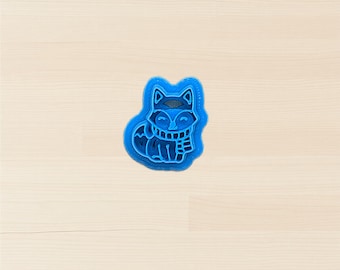 3D Printed Winter Wanderer Fox Cookie Cutter: Idea for Cookies, Ceramics, Pottery, Polymer Clay, Fondant