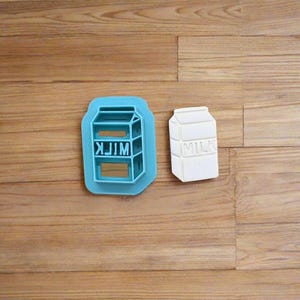 Milk Carton Cookie Cutter: Ideal for Cookies, Ceramics, Pottery, Polymer Clay, and Fondant