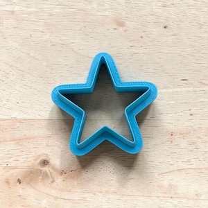 Cortador de biscoitos em formato de estrela para biscoitos, cerâmica, argila polimérica e fondant.