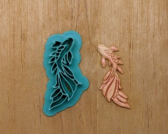 Koi Fish Cutter: Idea for Ceramics, Pottery, Polymer Clay, & Fondant