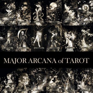 Major Arcana Cards | Printable Tarot 22 cards | Printable Cards PDF | 22 tarot cards | pdf Tarot | Printable Tarot | digital Tarot