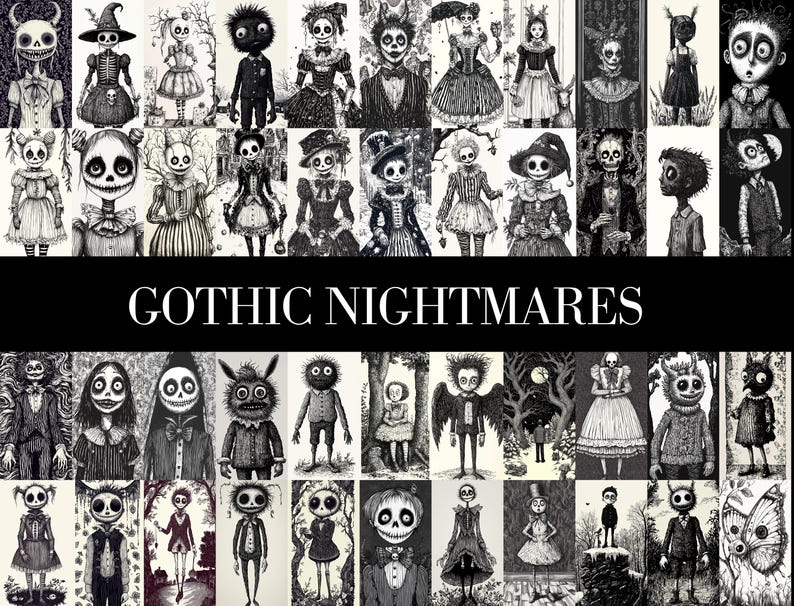 Gothic Nightmares Creepy Art Set 46 Png Images Dark Fantasy