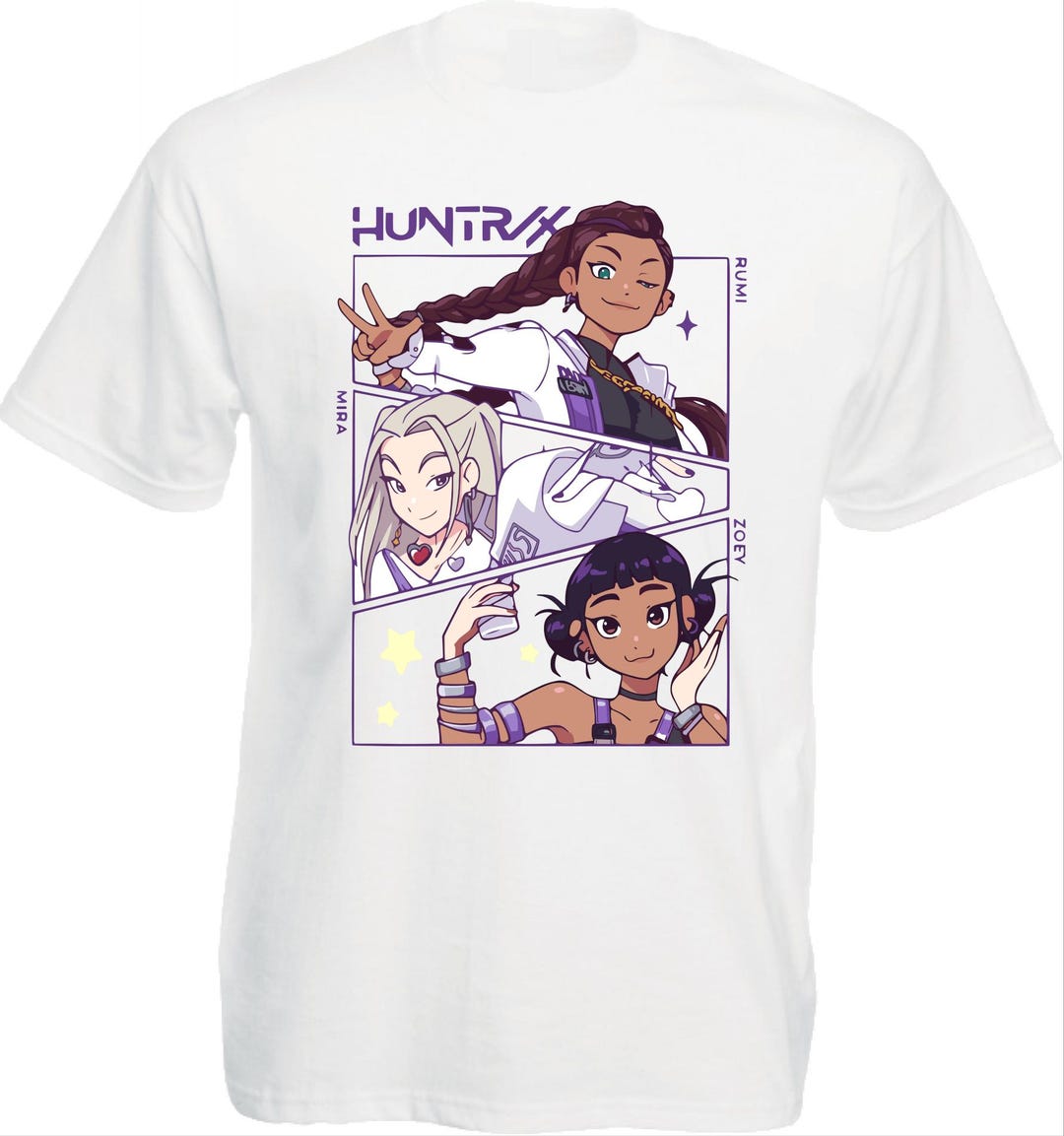 T-shirt Pour Fille Kpop Merch - Haut Surdimensionné à Col