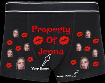 Personalised Valentine 2026 Boxer, Custom Face Boxer, Valentine's Day Gift For Him, Best Valentine Funny Boxer With Face, Wedding Gift Boxer