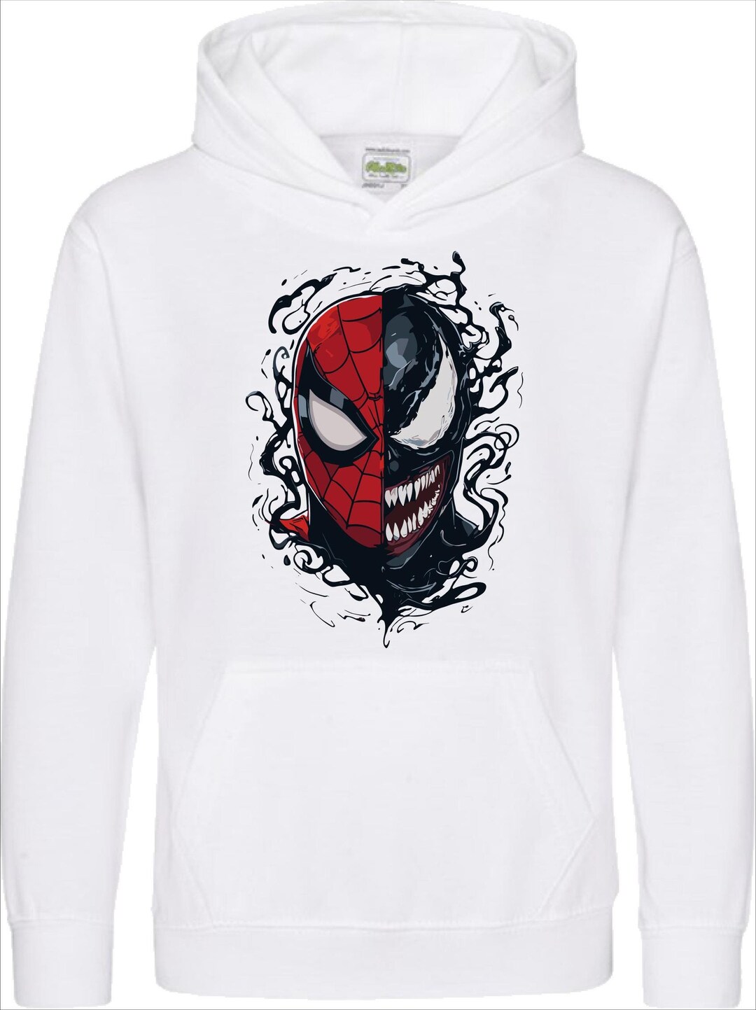 Marvel Spiderman Hoodie For Boys, Superhero Pull-Over Hooded