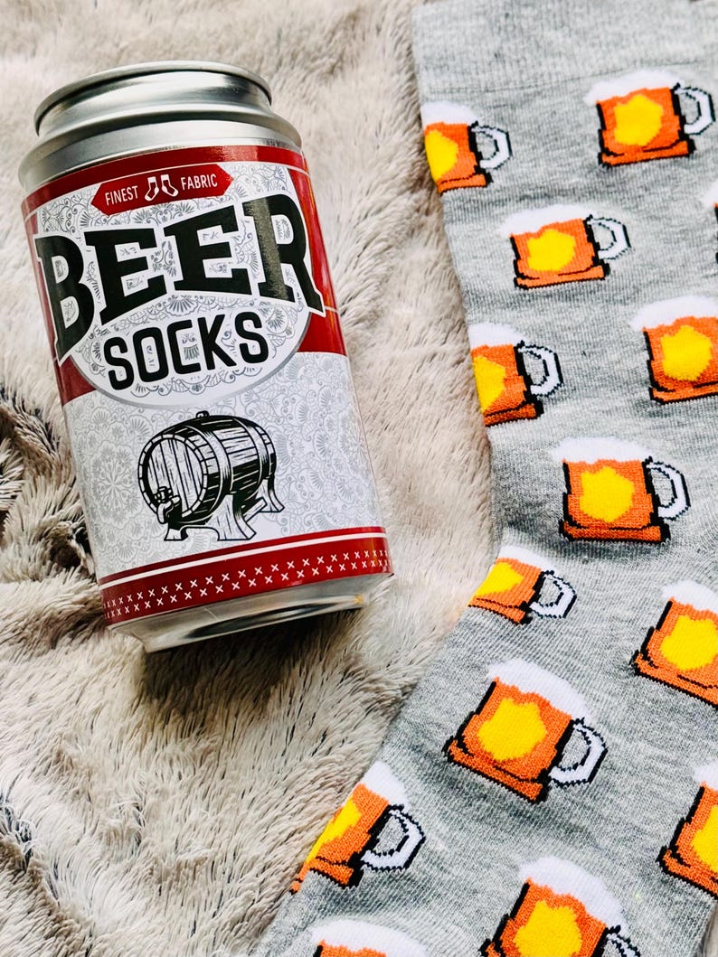 Beer Socks in a Can: Novelty Socks Gift for Men, Funny Beer Lover Gift ...