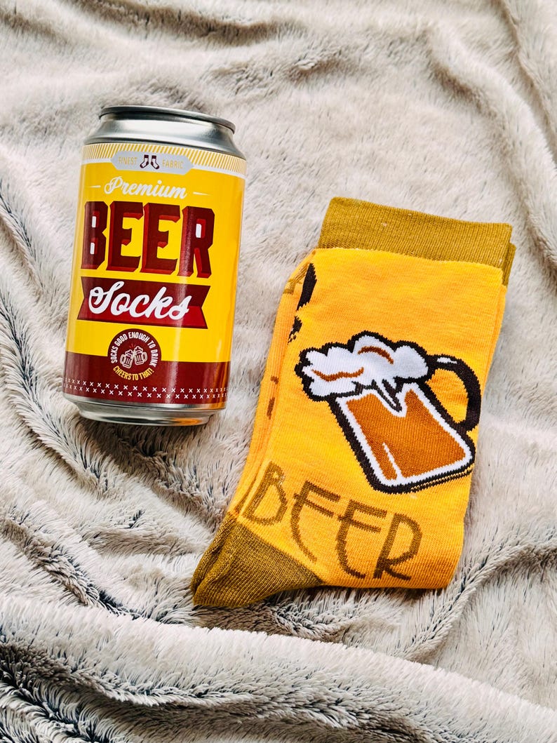 Beer Socks in a Can: Novelty Socks Gift for Men, Funny Beer Lover Gift ...