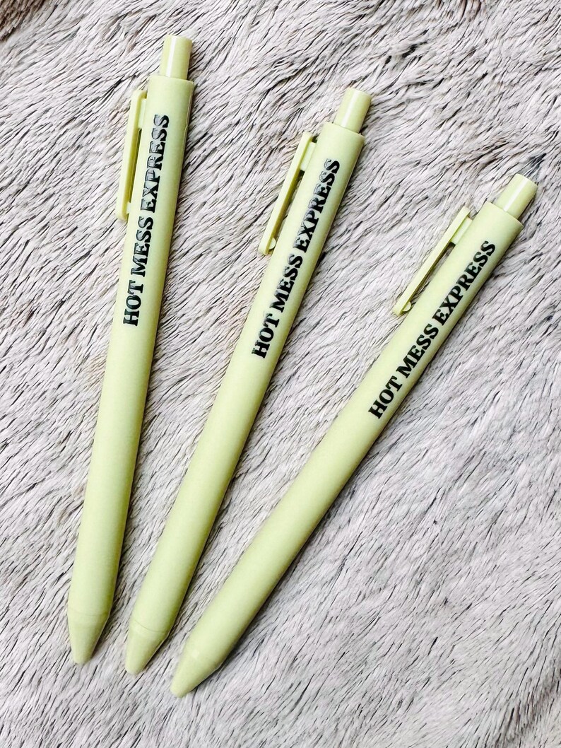 Funny Swear Pen: Sarcastic Novelty Stationery - Sh*t Show , Rude Pens, Coworker Gift, Black Ink, Fun Gag Gift, Individually Packed, Stocking
funny rude pens
mean pen gift
sweary teacher gift
rude but funny pens
desk humour items
sarcastic gift
novelty supplies
snarky stationery
sarcastic
back to school
sassy gifts
coworker present
cheeky pen