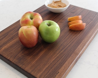 Hand-Crafted Edge-Grain Cutting Board: Walnut, Maple, Cherry, or Hickory