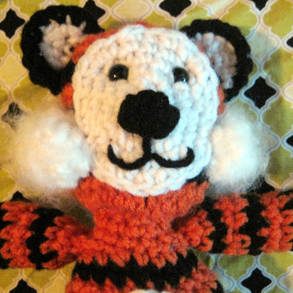 PDF Crochet Pattern Amigurumi Tiger