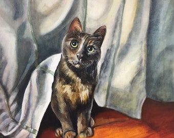 Custom Pet Portraits, Original Oil Paintings, Commission Paintings.