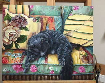 Custom Pet Portraits, Original Oil Paintings, Commission Paintings.