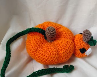 Crochet Pumpkin Monster | amigurumi plushie