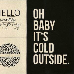 Chill Mochi Linen 24x44 panel on Linen by Moda fabrics, item 1721 11LM, winter cozy words motifs on tan color background fabric by the yard