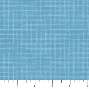 Dublin Blue Bayou by Northcott-stoffen, 3-1 / 2 yards over, item 9040-43, aquablauwe tonale blender, 100% katoenen stof op maat gesneden