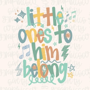 Little Ones to Him horen bij png, sublimatie downloaden, christelijke jongens png, peuter png, jeugd png, kinderen, trending, geloof, preppy, Jezus png