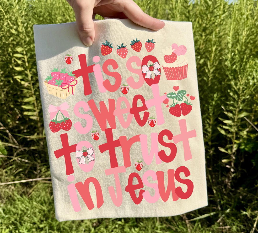 Tis so Sweet to Trust in Jesus PNG, Christian Png, Kids Png, Coquette ...