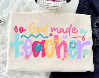 So God Made a Teacher png, preppy png, bloemen png, coquette png, strik png, trendy png, terug naar school png, onderwijs png, religieus png