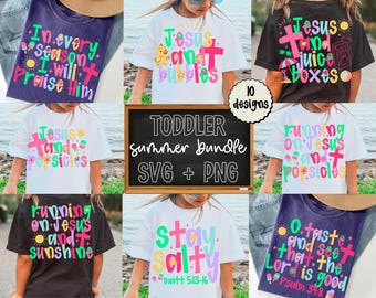 Paquete de archivos SVG de verano estilo preppy, Jesús y sol PNG, PNG cristiano, PNG para niños, PNG religioso, PNG neón, SVG de playa, PNG de versículo bíblico, PNG de niña