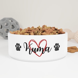 Personalized Dog Dish, Personalized Cat Dish, Custom Pet Feeding Dish, Dog Bowl with Name, Cat Food Water Bowl, Pet Lover Gift, Puppy Gift