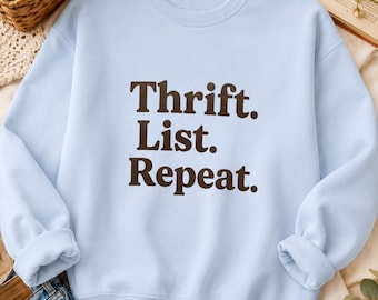 Thrift Lover's Crewneck Sweatshirt, Cozy Vintage Apparel, Perfect Gift for Thrifters, Unisex Fashion, Casual Everyday Wear, Ideal for [...]