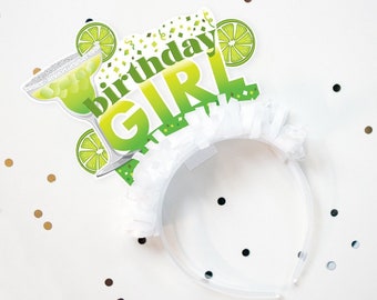 Margarita Tiara, Birthday Party Crown, Cocktail Headband >> shipped to you | Paper and Cake