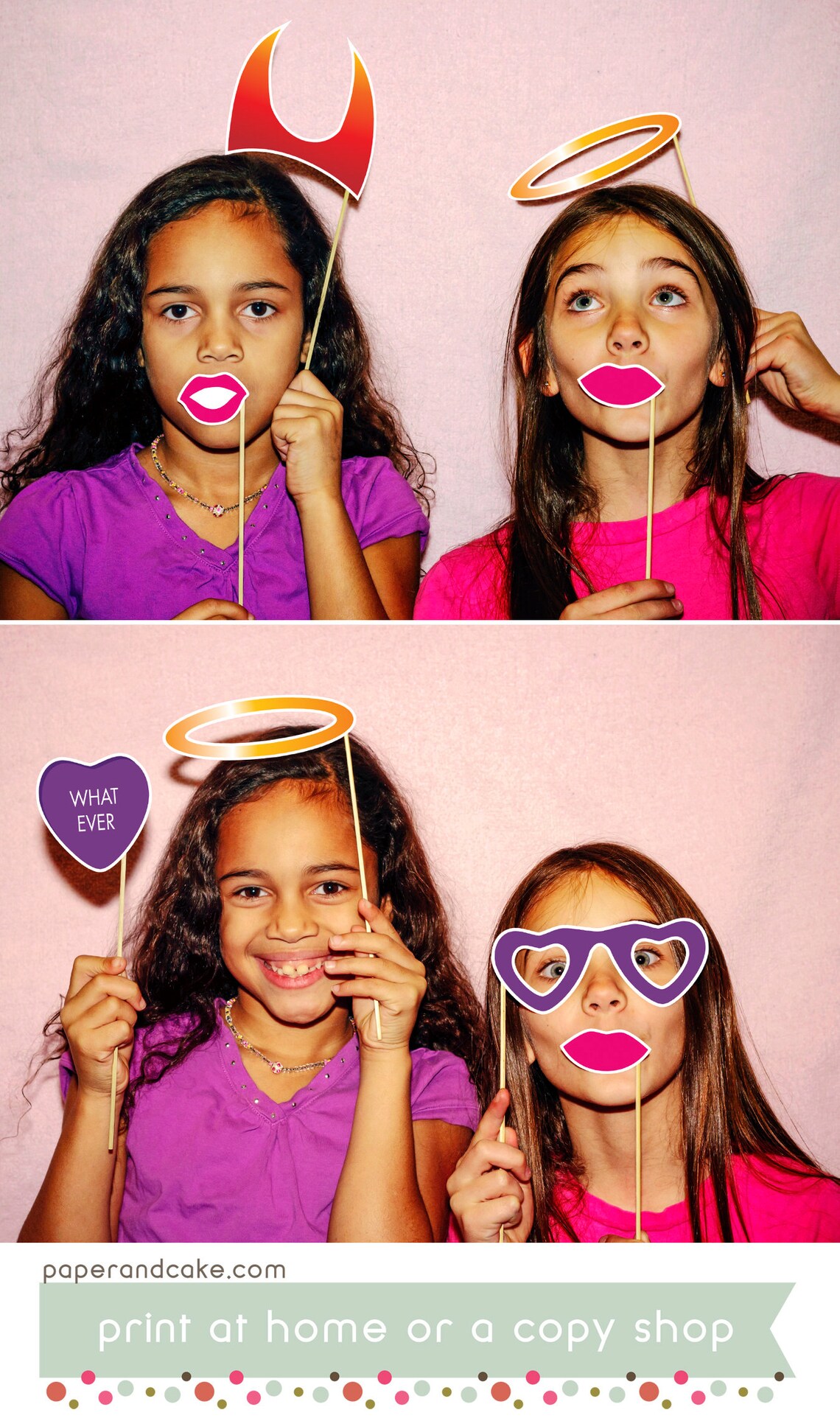 Valentine's Day PRINTABLE Photo Booth Props Editable - Etsy